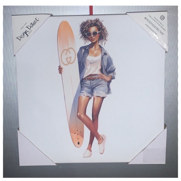 Design District Studio - NWT - Canvas Wall Art/Decor Luxury Canvas Fashion - Picture 3 of 4